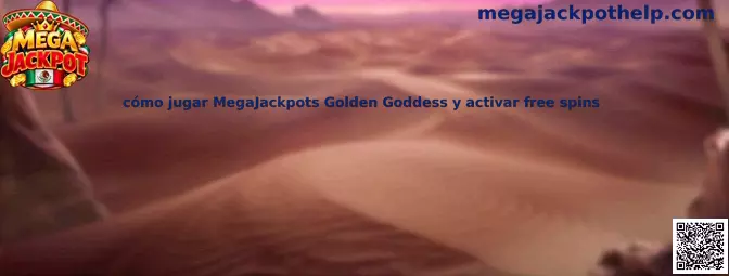 Imagen introductoria de MegaJackpots Golden Goddess para conocer los carretes, símbolos y giros gratis